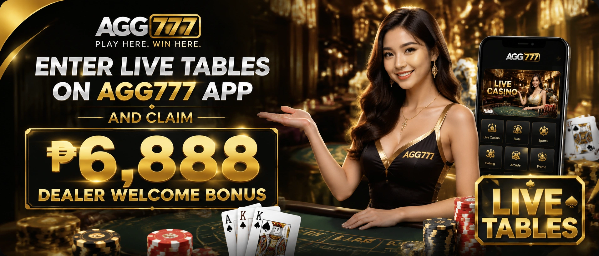 agg777 live casino philippines baccarat and roulette tables