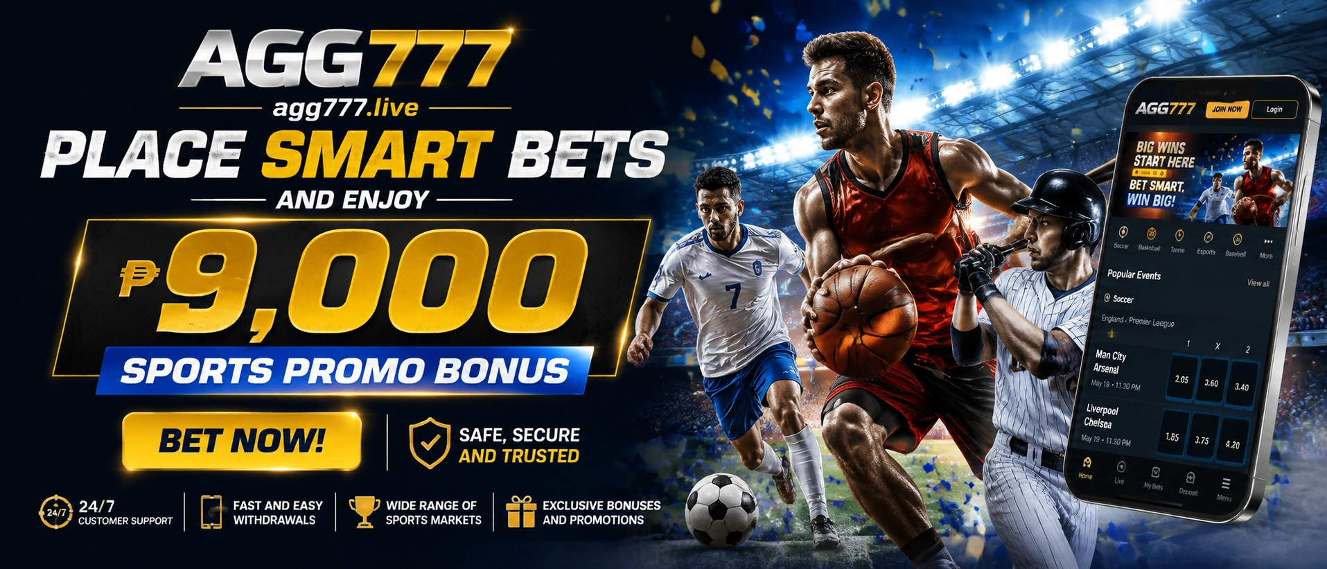 Mobile sports betting experience for Filipino users